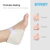 Sosation 4 Pairs Heel Protectors Sheepskin Adjustable Heel Protectors for Pressure Sores Fleece Soft and Comfort Cover for Sitting or in Bed Cushions Pads for Boot Ankle Foot view 2