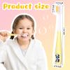 Dingion 24 Pcs Kids Toothbrush Bulk Children Manual Tooth Brush Set Soft Lovely Little Cute Colorful Panda Toothbrush Bristles for Age 3 and Above Boys Girls view 2