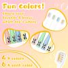 Dingion 24 Pcs Kids Toothbrush Bulk Children Manual Tooth Brush Set Soft Lovely Little Cute Colorful Panda Toothbrush Bristles for Age 3 and Above Boys Girls view 4