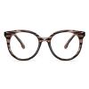 helena round Reading Glasses for Women men Blue Light Blocking Computer Spring hinge Readers Computer Reading Eyeglasses (leopard, 3.5, multiplier_x) view 2