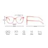 helena round Reading Glasses for Women men Blue Light Blocking Computer Spring hinge Readers Computer Reading Eyeglasses (leopard, 3.5, multiplier_x) view 3