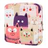 Desing Wish Sanitary Pad Storage Bag Portable Period Bag for Teen Pads/Sanitary Napkins/Small Tampons, Sanitary Napkin Storage Bag First Period Gifts for Teen Girls (Cat) view 1