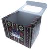 BestPysanky Geometric Design Ukrainian Gift Box with Display Window 7.1 x 5.5 x 5.5 Inches view 3