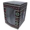 BestPysanky Geometric Design Ukrainian Gift Box with Display Window 7.1 x 5.5 x 5.5 Inches view 4