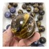 WGPHD Health & Household Natural Rare Tiger Eye Crystal Ball Gemstone Sphere Minerals Healing Stone 1pc (Color : Yellow, Size : 1pc) view 3