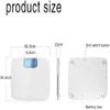 Feiyx Bathroom Scale,Digital Bathroom Scale w/Extra Large LCD Display,Measures Weight up to 330 lbs,Highly Accurate Digital Bathroom Body Scale (Color : White) view 2