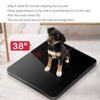 Feiyx USB Recharge High Precision Digital Body Weight Bathroom Scale with Glass Platform and Easy-to-Read Backlit LCD view 4