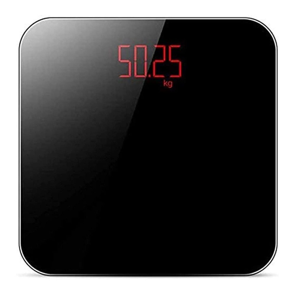 Feiyx Digital Weight Bathroom Scale, Red Display,Accurate Glass Scale, Non-Slip,Bathroom Scale Bathroom Scale