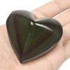 1LB Large Rainbow Obsidian LOVE Heart Stone Specimen Collection Pocket Palm Worry Stone view 2