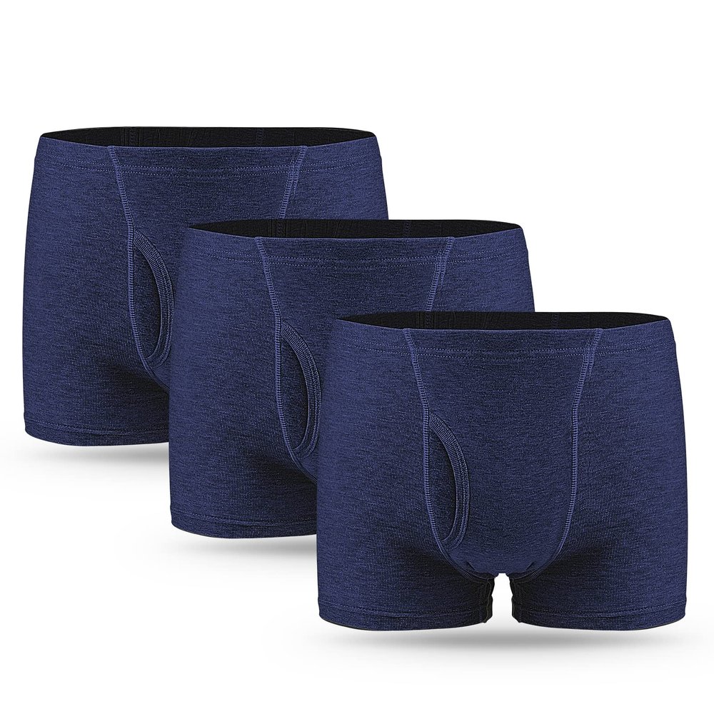 Mens Incontinence Underwear Washable Incontinence Briefs for Men Boxer Briefs Leak Proof Underwear with Absorbent Area 280ML, 3X-Large