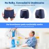 Mens Incontinence Underwear Washable Incontinence Briefs for Men Boxer Briefs Leak Proof Underwear with Absorbent Area 280ML, 3X-Large view 4