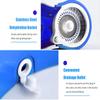 Spin Mop and Bucket System | 360 Spin Mop and Bucket with Wringer Set | Mops for Floor Cleaning | 3 Microfiber Mop Replacement Head Refills | 61" Extended Handle | Wet and Dry Use Floor Mop view 4