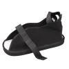 1pcs Open Toe Plaster Cast Shoe Short Canvas Cast Boot Lightweight Waterproof Stress Foot Fracture Shoe for Women Men Kids (Black, M) view 1