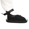 1pcs Open Toe Plaster Cast Shoe Short Canvas Cast Boot Lightweight Waterproof Stress Foot Fracture Shoe for Women Men Kids (Black, M) view 2