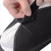 1pcs Open Toe Plaster Cast Shoe Short Canvas Cast Boot Lightweight Waterproof Stress Foot Fracture Shoe for Women Men Kids (Black, M) view 3