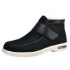 FZYUAN Adjustable Wide Width Shoes for Men Non Slip Diabetic Shoes Lightweight Edema Sneakers for Diabetic Edema Plantar Fasciitis Bunions Arthritis Swollen Feet,Black,5.5 view 1