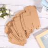 Pilipane Folding RetroBoxes, 50Pcs Kraft Tissue Box, Kraft Tissue Food Box, Kraft Tissue CakeBox, Treat Boxes, Craft Carton Set for Christmas Wedding Favors for Cakes, Cookies (2 x 2 x 2 in), 50Pcs view 3