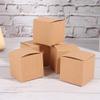 Pilipane Folding RetroBoxes, 50Pcs Kraft Tissue Box, Kraft Tissue Food Box, Kraft Tissue CakeBox, Treat Boxes, Craft Carton Set for Christmas Wedding Favors for Cakes, Cookies (2 x 2 x 2 in), 50Pcs view 4