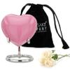KEEPSAKE COMPANY Mini Heart Urn / Cremation Keepsake For Ashes / Heart With Stand From Keepsake Company (Pink) view 1