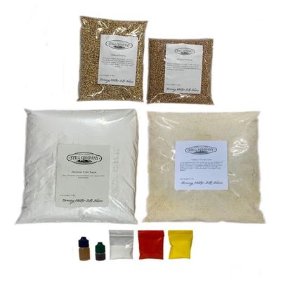 North Georgia Still Company's Fermentation Kit for Moonshine, Corn, Malted Barley & Wheat Whiskey, DIY 10 Gallon Mash Kit