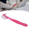 Denture Brush, Ergonomic Portable Soft Hair False Teeth Brush Double Sided Professional for Home Travel view 2