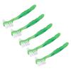 Pavv False Teeth Brush, Soft Hair Dirt Removal Safe Ergonomic Denture Brush for Elderly for Daily Life view 1