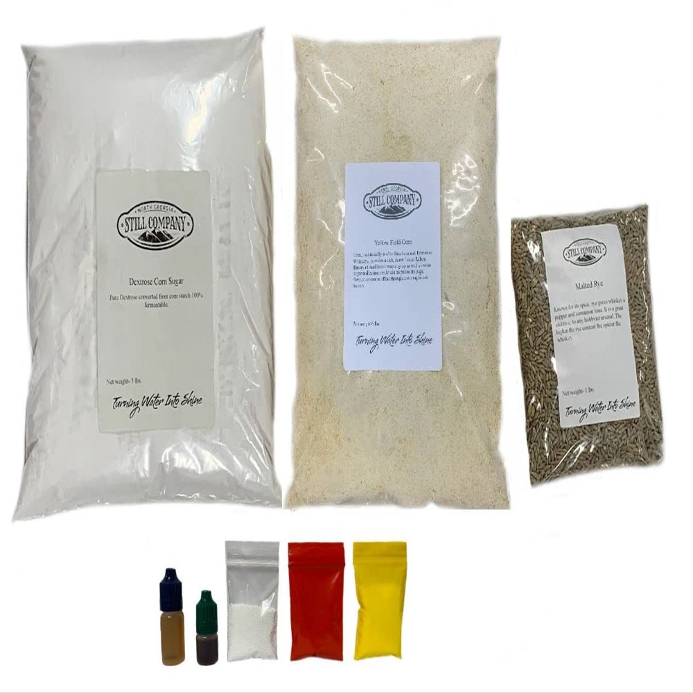 North Georgia Still Company's Fermentation Kit for Moonshine, Corn & Malted Rye Whiskey, DIY 10 Gallon Mash Kit