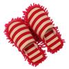 Zerodeko 1pair Chenille Mop Slippers for Home Cleaning Lazy Person's Floor Shoe Covers Multi-function Mop Caps -skid Design Suitable for Tile Vinyl Floors view 1