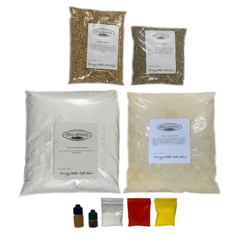 North Georgia Still Company's Fermentation Kit for Moonshine, Corn, Malted Barley & Rye Whiskey, DIY 10 Gallon Mash Kit