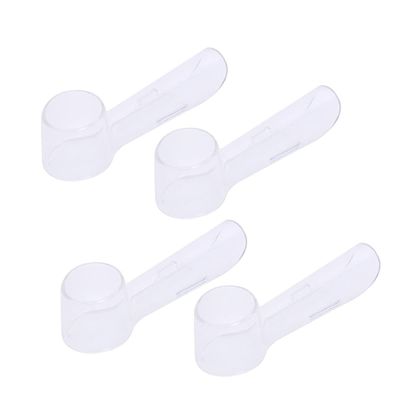 Cabilock Practical Electric Toothbrush Cover 8pcs Toothbrush Covers Cap Travel Toothbrush Case Sanitary Anti Dustproof