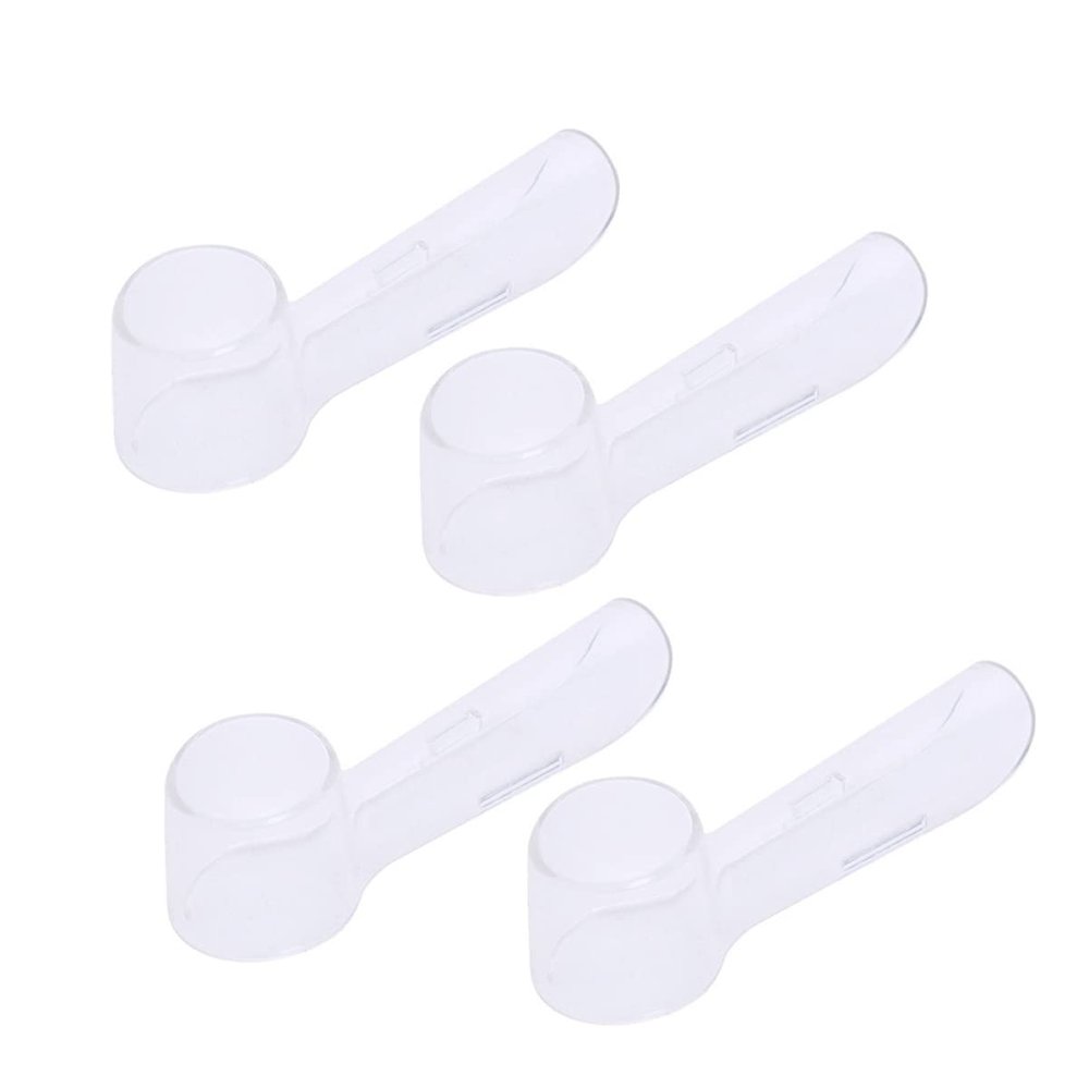 Cabilock Practical Electric Toothbrush Cover 8pcs Toothbrush Covers Cap Travel Toothbrush Case Sanitary Anti Dustproof