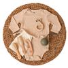 patucia Baby Essential 4 Piece For Newborn, Boy And Girl - Includes Baby Romper, Infant Hair Brush and Comb Set, Super Soft Baby Teether and Baby Gift Carrying Bag - Baby Shower Gift view 1