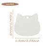 100 pcs Cute Cat Shape Kraft Paper Gift Tags,Brown Kraft Paper Christmas Gift Natural Jute Twine Blank Gift Labels DIY Arts Crafts view 2