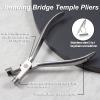 LEONTOOL Eyeglasses Clip Sucker Pliers 6 Inch Eyeglasses Repair Pliers Optical Tools Optical Glasses Frames Repair Assembling & Adjusting Hand Tools with Professional Eyeglass Repair Screwdriver view 2
