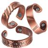 BioMag 3Pcs Lymphatic Drainage Copper Ring for Men Women, 99.99% Pure Copper Magnetic Rings, Adjustable Jewelry Gift with Jewelry Box (Style A) view 1