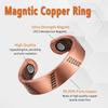 BioMag 3Pcs Lymphatic Drainage Copper Ring for Men Women, 99.99% Pure Copper Magnetic Rings, Adjustable Jewelry Gift with Jewelry Box (Style A) view 3