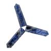 Amazing Gemstone Sodalite Crystal Points Bulk Healing Crystals and Stones - Pack of 3 Single Terminated Healing Wand Point Bulk Crystals for Crafts, Crystal Grid, DIY Work view 4