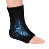 Ankle Ice Pack Wrap for Injuries Reusable Foot Ice Pack Stretchable Cold Pack Compression Therapy for Plantar Fasciitis, Achilles Tendonitis, Ankle Sprained, Sport Injuries, Heel Pain Relief(Black,M) view 1