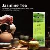 100g3.5oz Green Tea, 13 Packs Fragrant Unsweetened Loose Leaf Green Tea, Chinese Tea Leaves, Gifts for Friends view 2