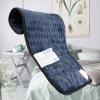 BEESOM Heating Pad for Back Pain and Cramp Relief, 16" x 30'' Ultra Soft Large Washable Moist & Dry Heat Therapy Electric Heat Pads with 6 Heat Settings and 4 Timer Settings,Blue view 1