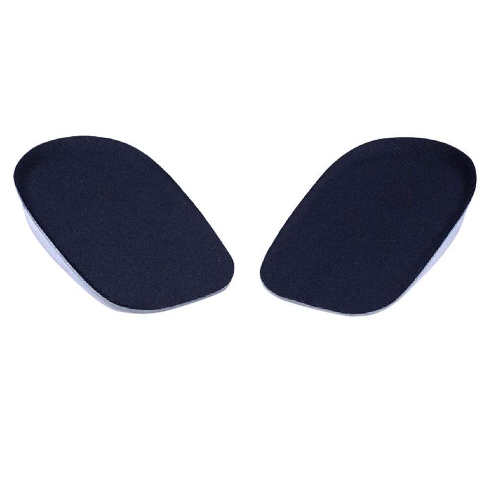Beavorty Height Increase Insoles for Men Women Invisible Breathable Shockproof Heel Inserts Non- Design for Sneakers Boots and More Black
