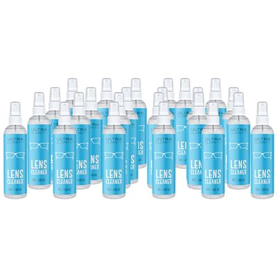 Powered by Nano Magic Eyeglass Lens Cleaning Spray 6 oz (24-Pack) | Professional Grade Formula, Silicone-Free | for Glasses, Phone, Electronic Screens, Optic Surfaces, Coated Surfaces