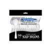 Party Essentials Disposable Plastic Cutlery/Heavy-Duty Flatware/Silverware for All Events, 50-Count, Shiny Silver Soup Spoons view 3