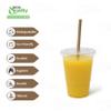 Wrapped Kraft Paper Smoothie Straws 0.3 Inch Wide, Biodegradable Brown Jumbo Durable Drinking Straws, Smoothies, Bubble Tea, Boba, Meal Prep, Milk Shakes, Bulk (100 - Pack) view 2