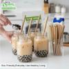 Wrapped Kraft Paper Smoothie Straws 0.3 Inch Wide, Biodegradable Brown Jumbo Durable Drinking Straws, Smoothies, Bubble Tea, Boba, Meal Prep, Milk Shakes, Bulk (100 - Pack) view 4