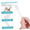 Healifty 30pcs Tongue Cleaner and Boy Girl Toothbrush Soft Gauze Oral Cleaning Tool for Newborns Ergonomic Design for Easy Use Promotes Care for Boy Girl view 3