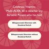 Celebrate Vitamins Multi ADEK Chewables, 60mg Iron - Daily Bariatric Multivitamin, Vitamins A, D, E, K & B12 for Duodenal Switch Surgery Patients - Grape (60 Tablets) view 4