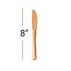 DecorFest Premium Pre-rolled Napkin and Plastic Cutlery Set  Flatware Set for Parties, Events, Housewarming & Special Occasions - Set of 50  Rose Gold view 4