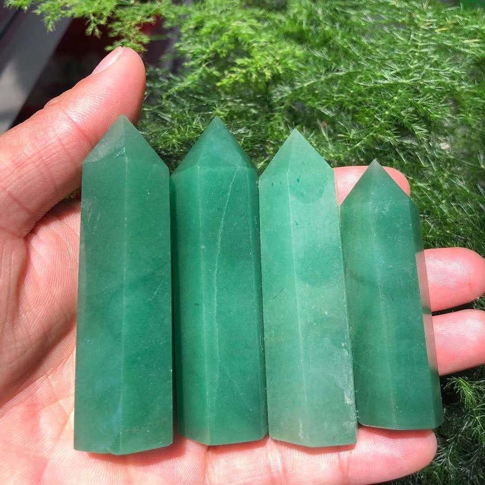 WGPHD Health & Household Natural Donglin Jade Quartz Crystal Rod Point Healing (Size : 500g)