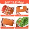 Faccito 18 Pcs Christmas Gift Boxes Bulk 3D Christmas Treat Theme Boxes for Cookie Goodie Snack Candy Favors Present with Handles Holiday Xmas Party Supplies(Gingerbread) view 3